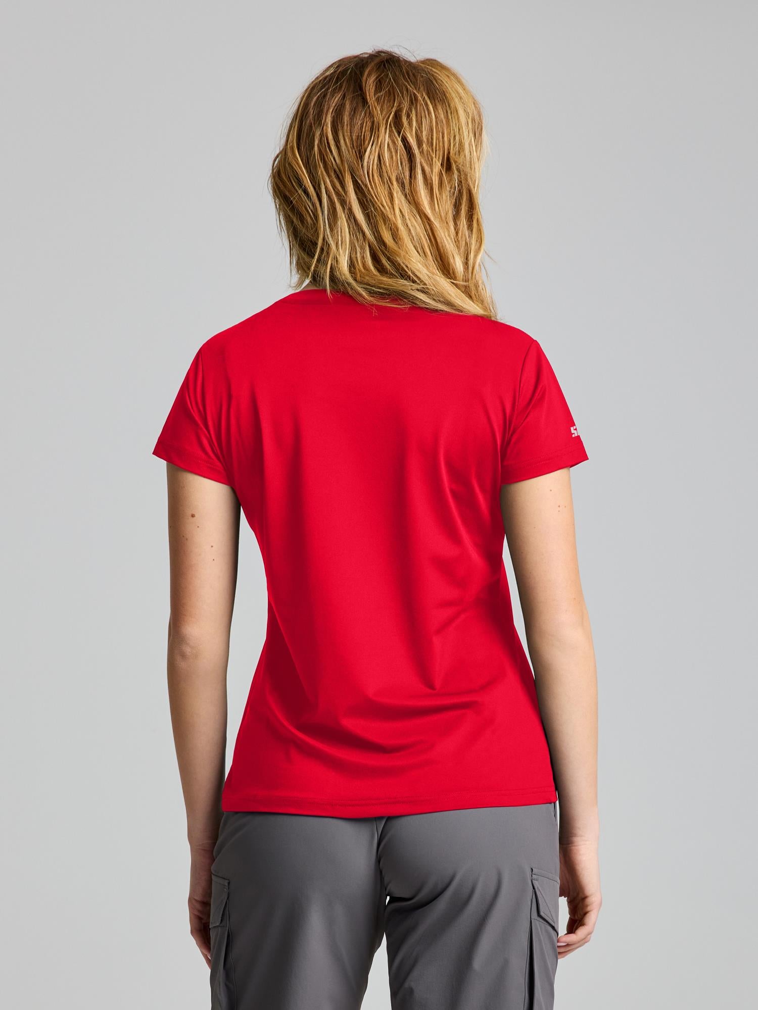WS TECH PIQUE T-SHIRT - Piros