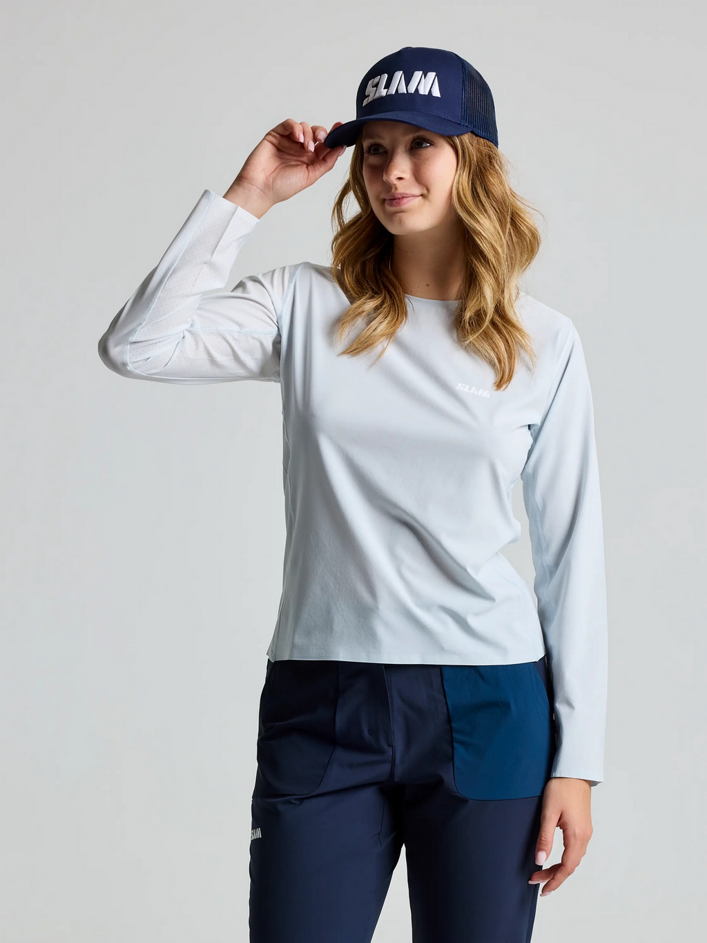 OD WS TECH T-SHIRT LS - Szürke