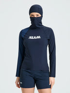 OD WS TECH HOODED T-SHIRT - Navy