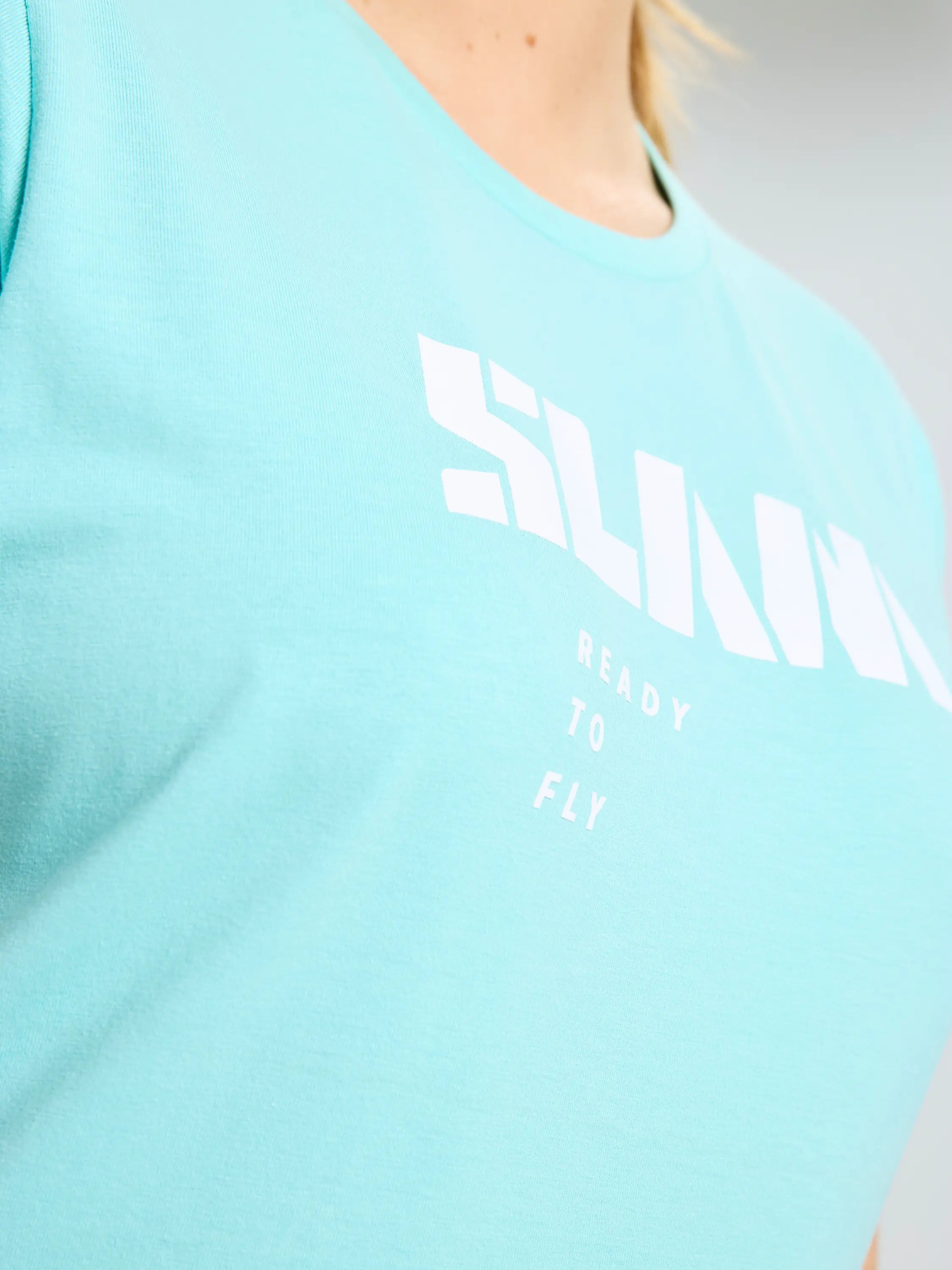 GRAPHIC WS T-SHIRT SS - Világos Kék