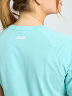 GRAPHIC WS T-SHIRT SS - Világos Kék