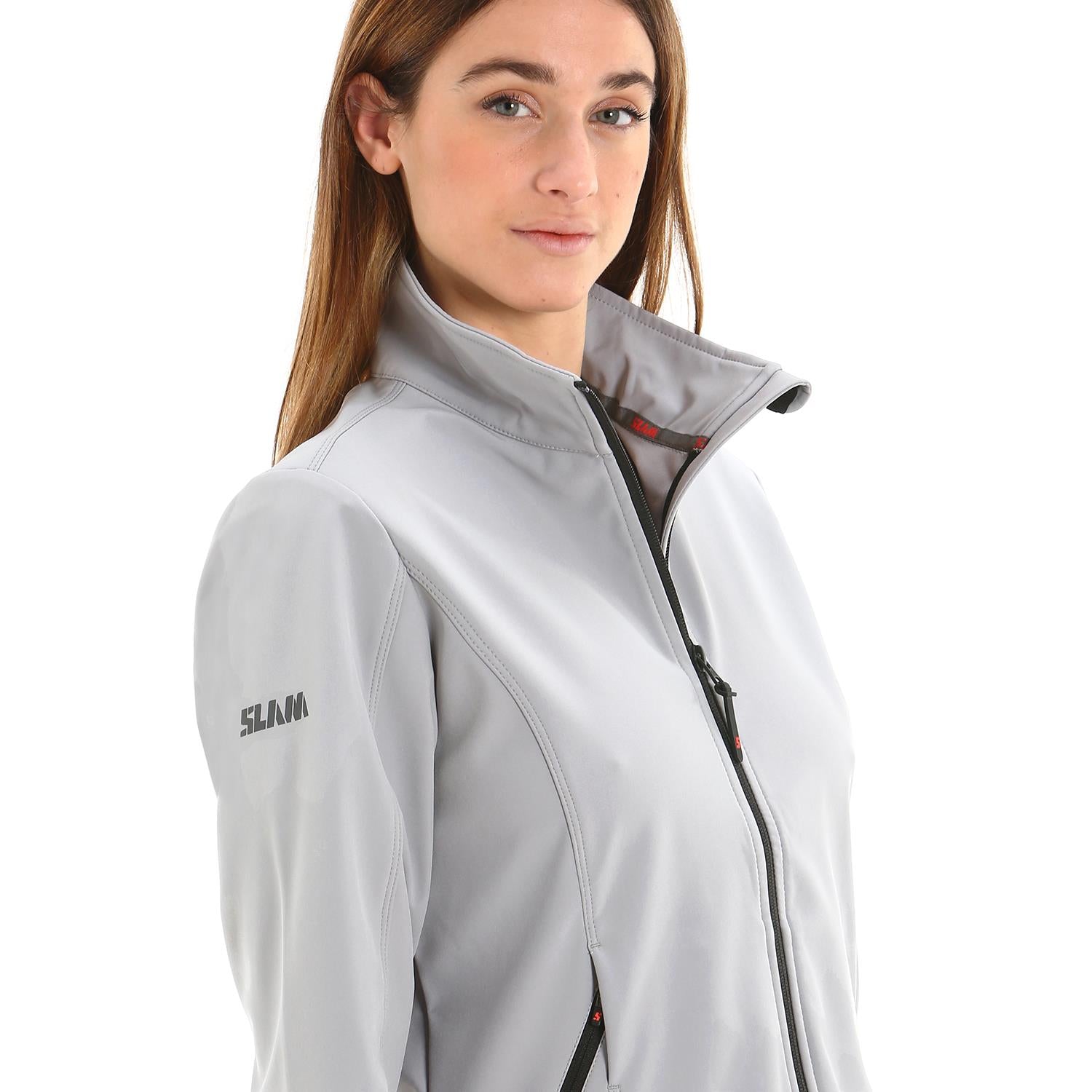 ACT WS SOFTSHELL JACKET - Aluminium