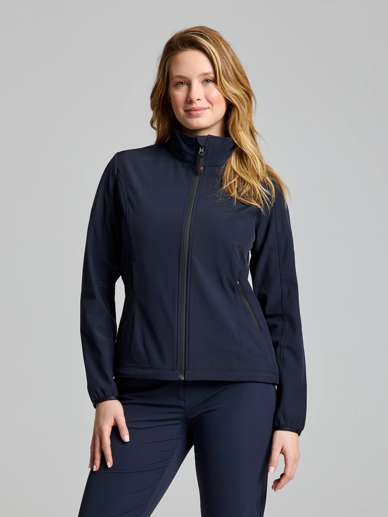 ACT WS SOFTSHELL JACKET - Navy