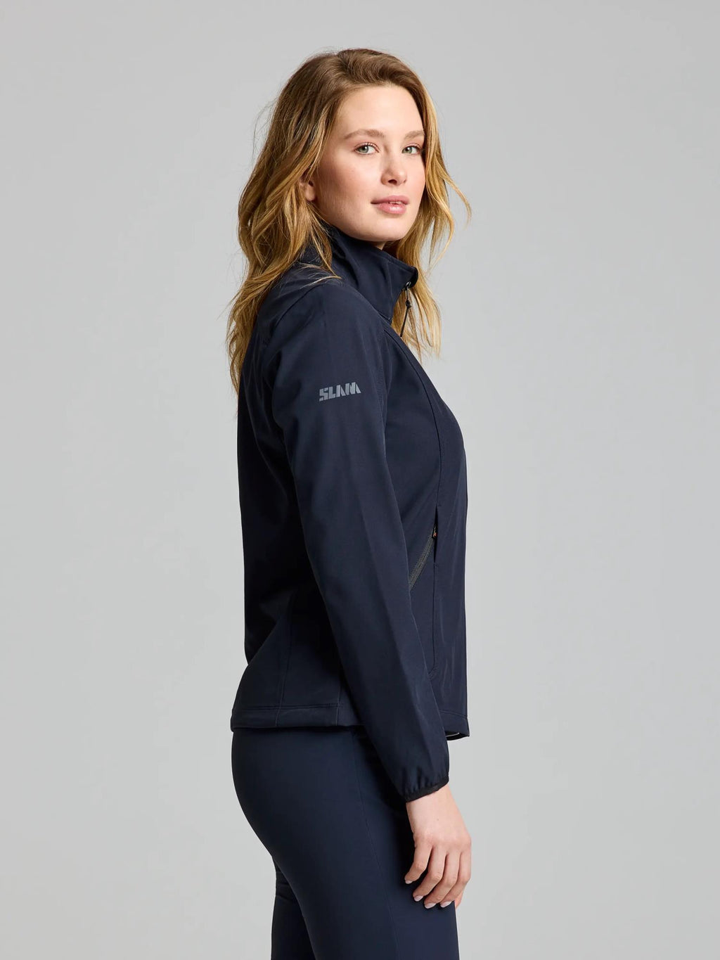 ACT WS SOFTSHELL JACKET - Navy