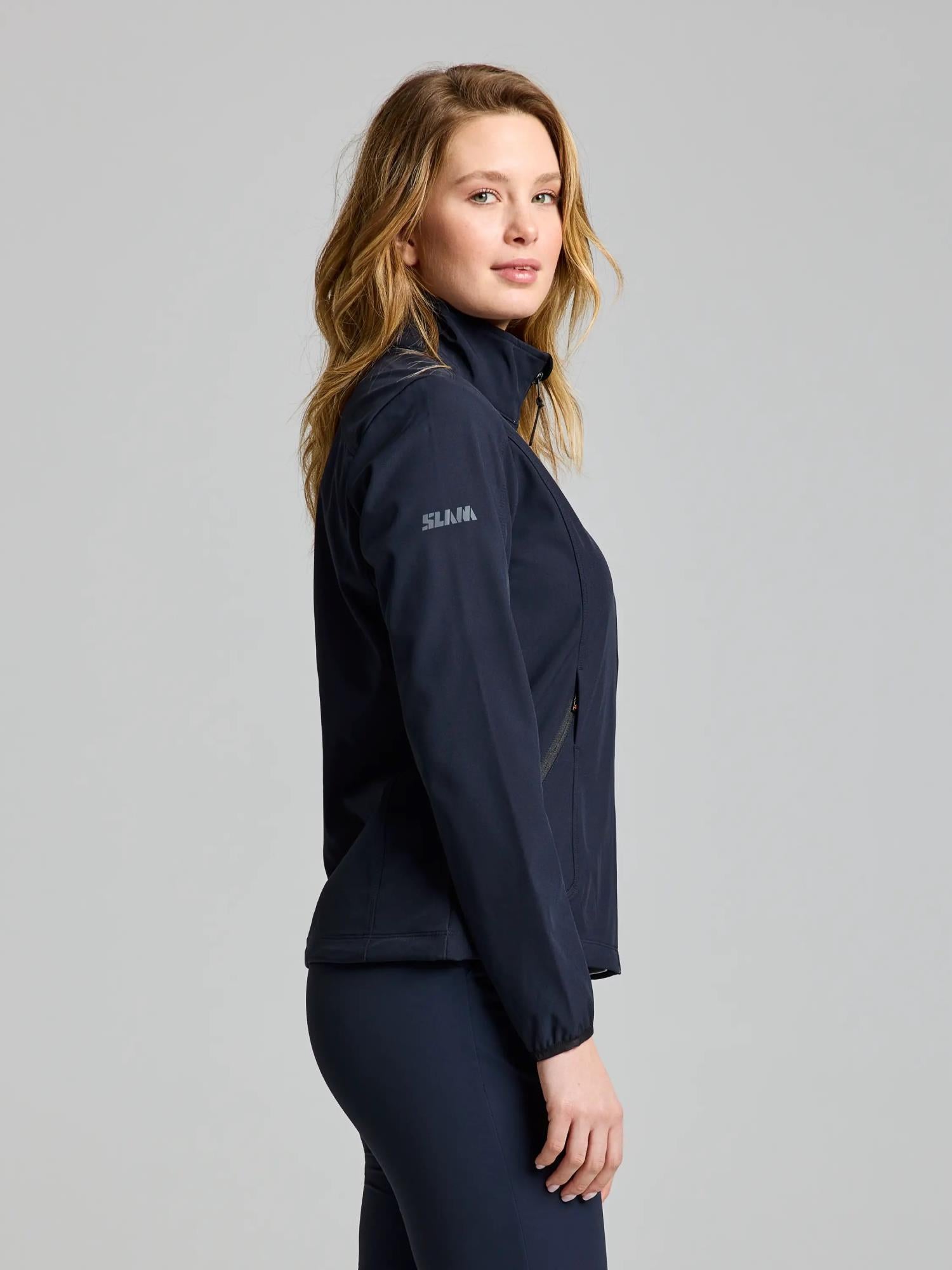 ACT WS SOFTSHELL JACKET - Navy