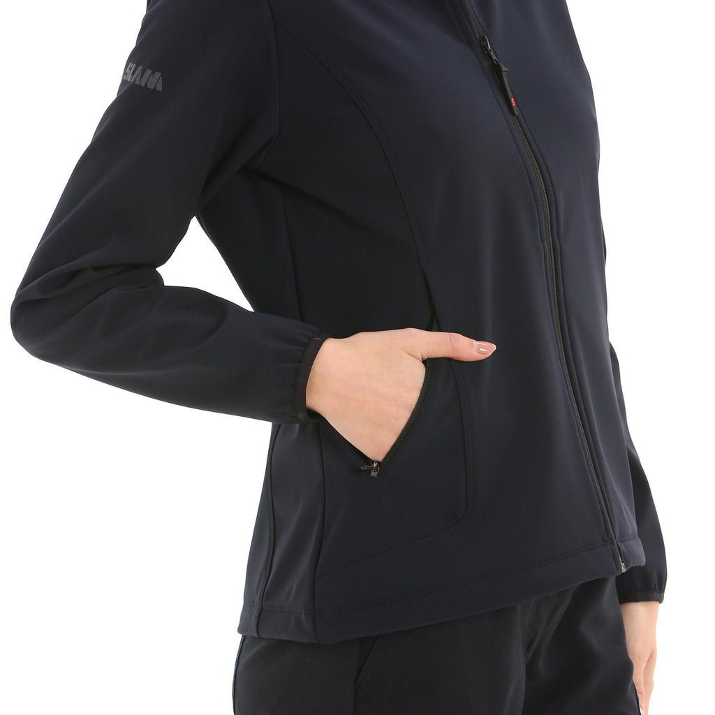 ACT WS SOFTSHELL JACKET - Navy
