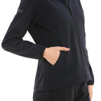 ACT WS SOFTSHELL JACKET - Navy