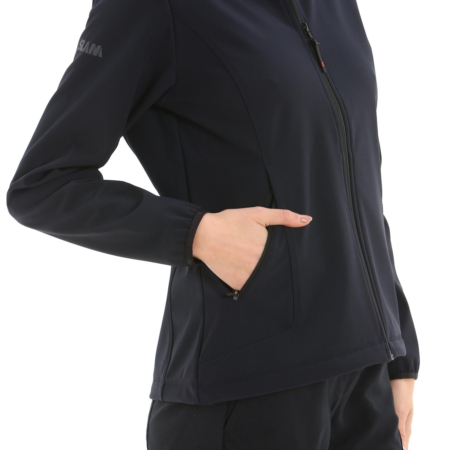 ACT WS SOFTSHELL JACKET - Navy