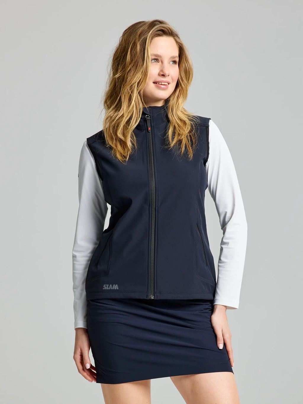 ACT WS SOFTSHELL VEST - Navy