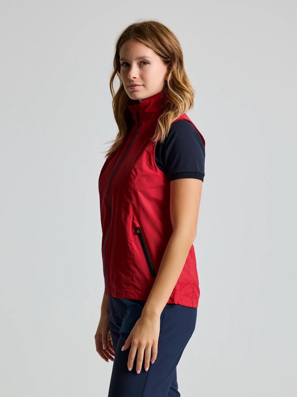 CREW WS VEST - Piros