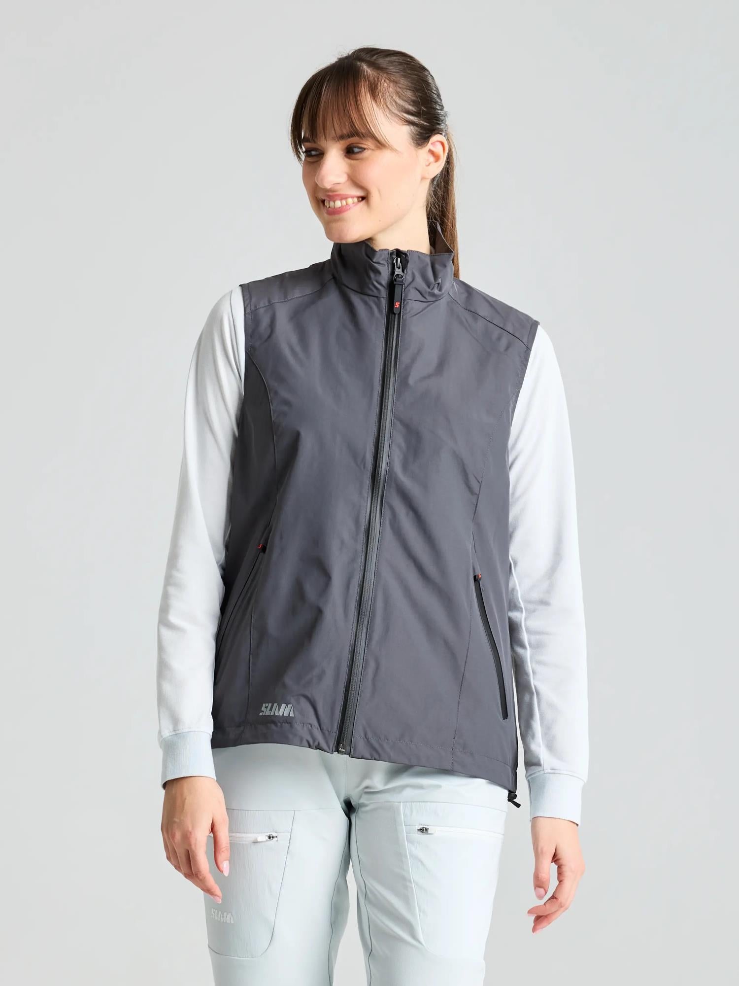CREW WS VEST - Titánium